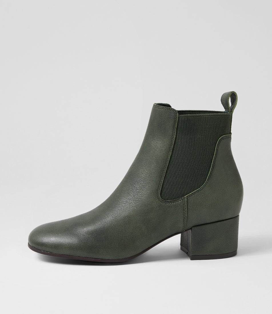 Boswel Sage Leather Chelsea Boots Boswel Sage Leather Chelsea Boots