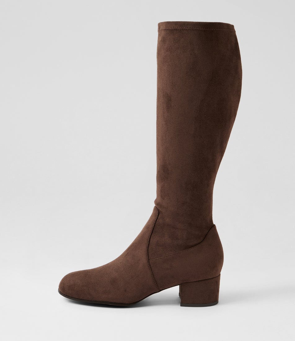 Bosede Choc Microsuede Knee High Boots Bosede Choc Microsuede Knee High Boots