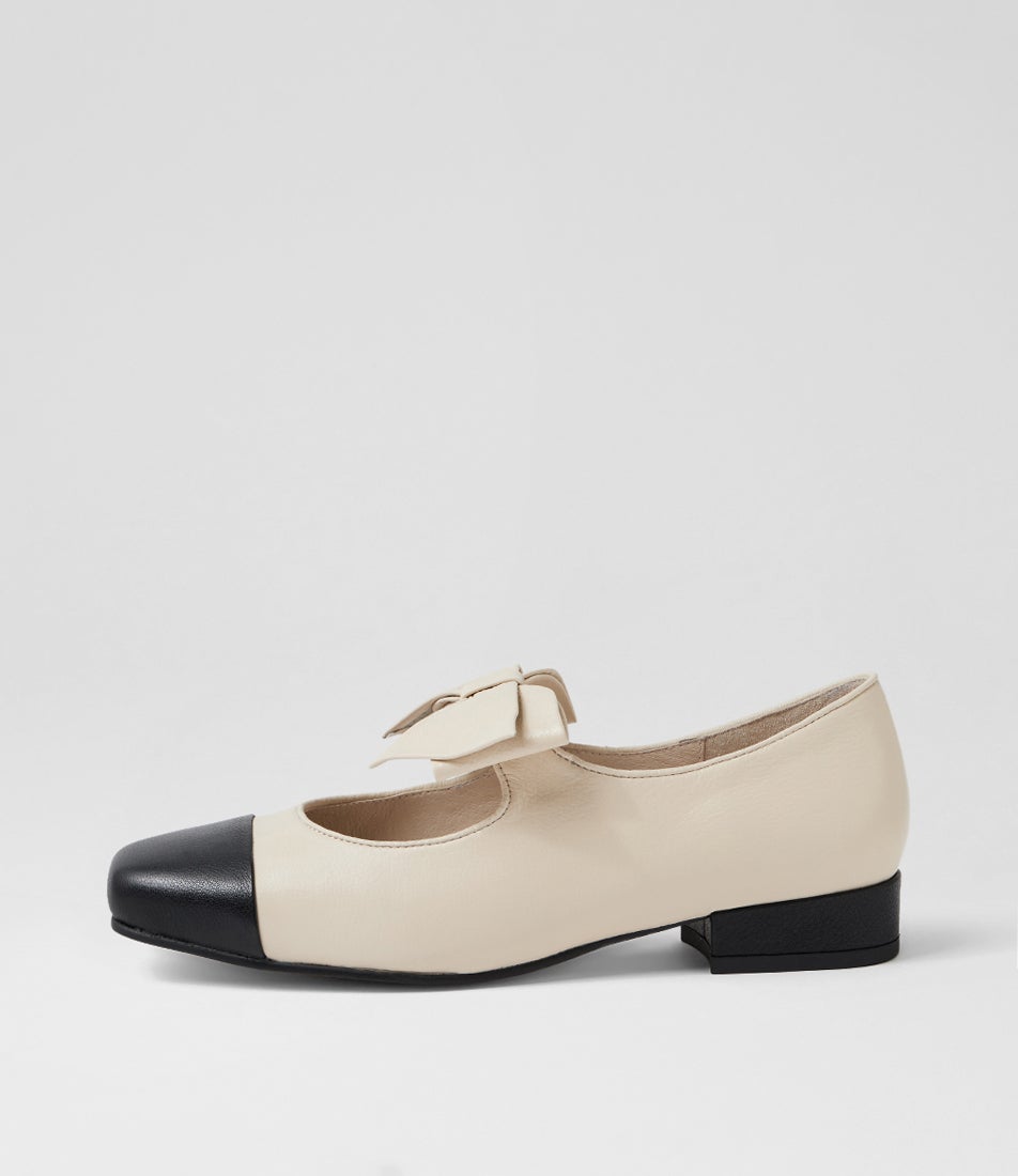 Broocks Black Milk Leather Mary Jane 