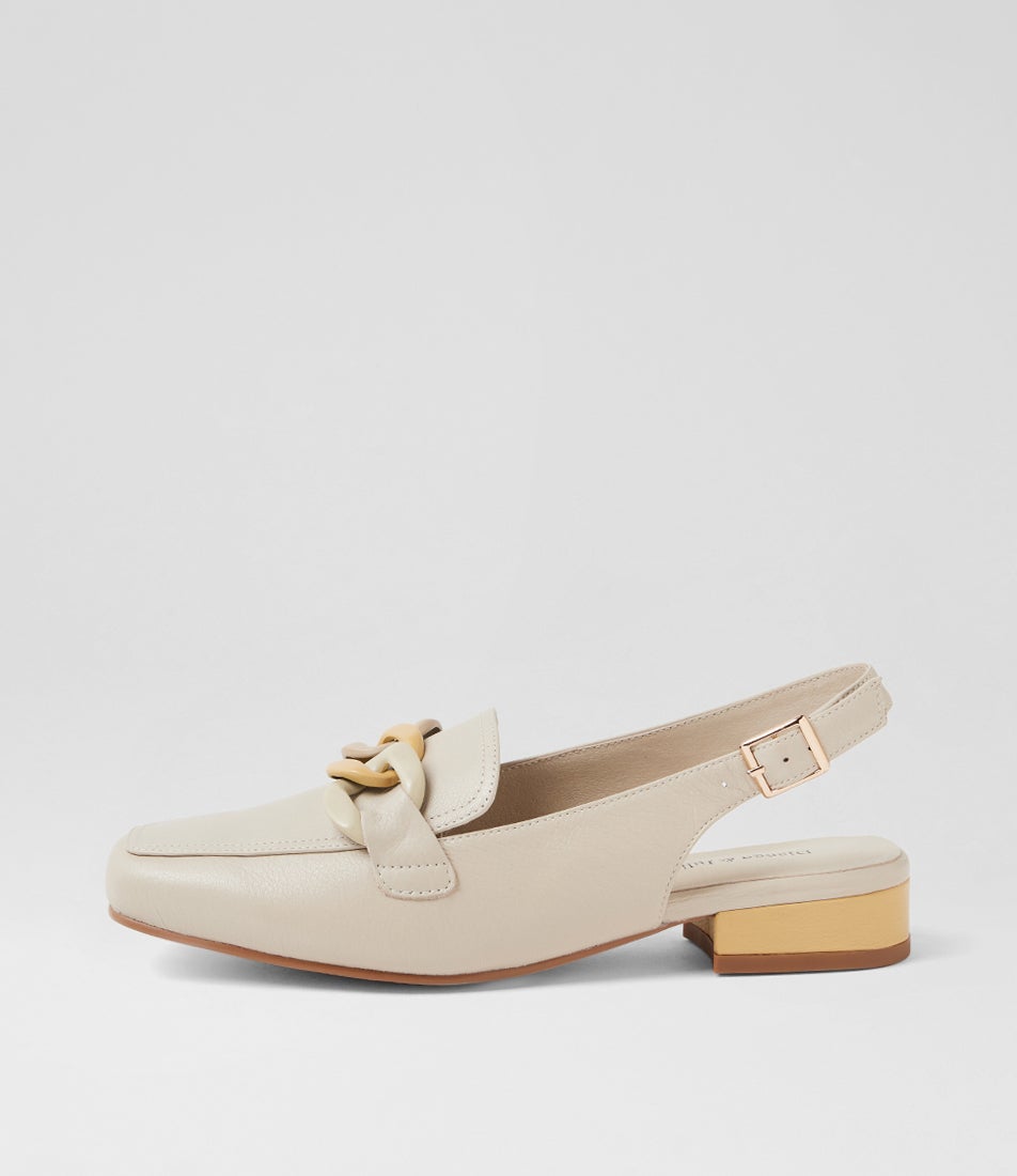 Boma Almond Leather Heels