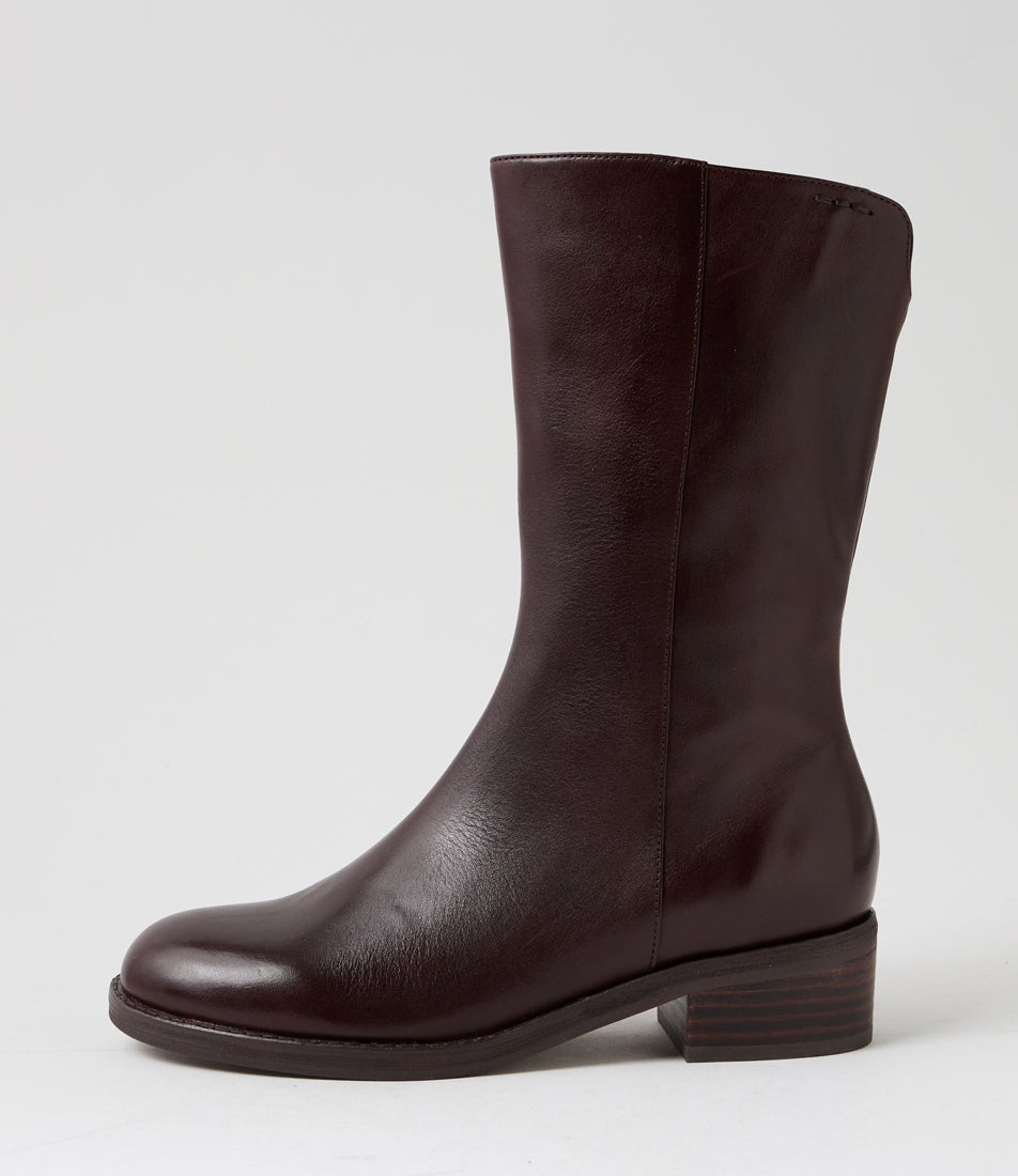 Caval Chestnut Choc Leather Calf Boots Caval Chestnut Choc Leather Calf Boots