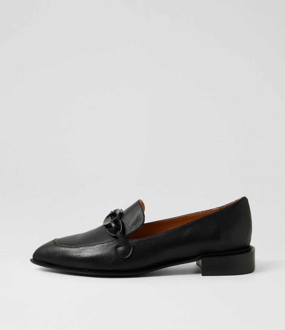 Elliotts Black Leather Loafers Elliotts Black Leather Loafers