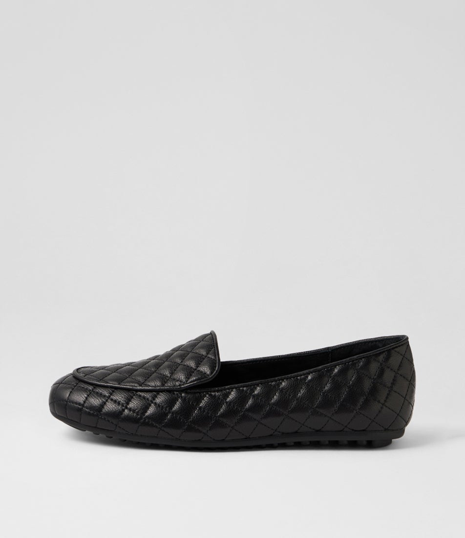 Berwyn Black Leather Loafers