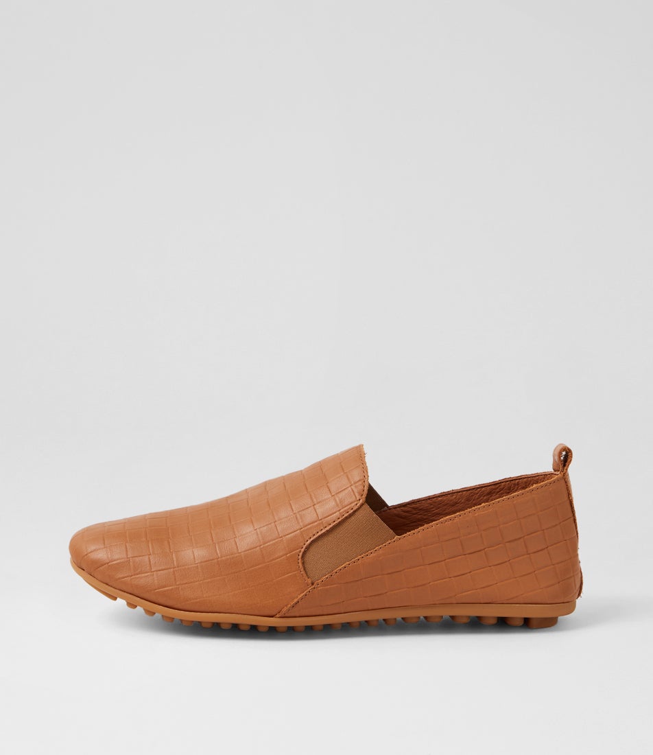 Bescaras Tan Leather Loafers Bescaras Tan Leather Loafers