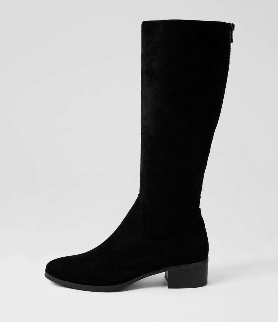 Tanks Black Suede Knee High Boots Tanks Black Suede Knee High Boots