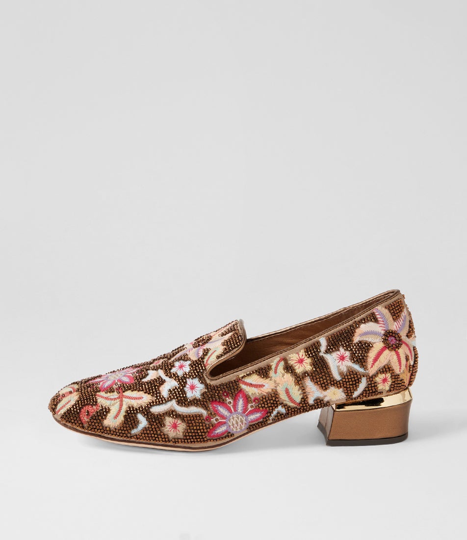 Gelisha Bronze Multi Loafers