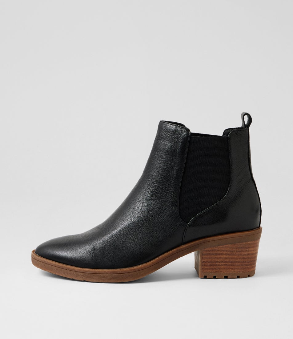 Landyn Black Natural Leather Chelsea Boots Landyn Black Natural Leather Chelsea Boots