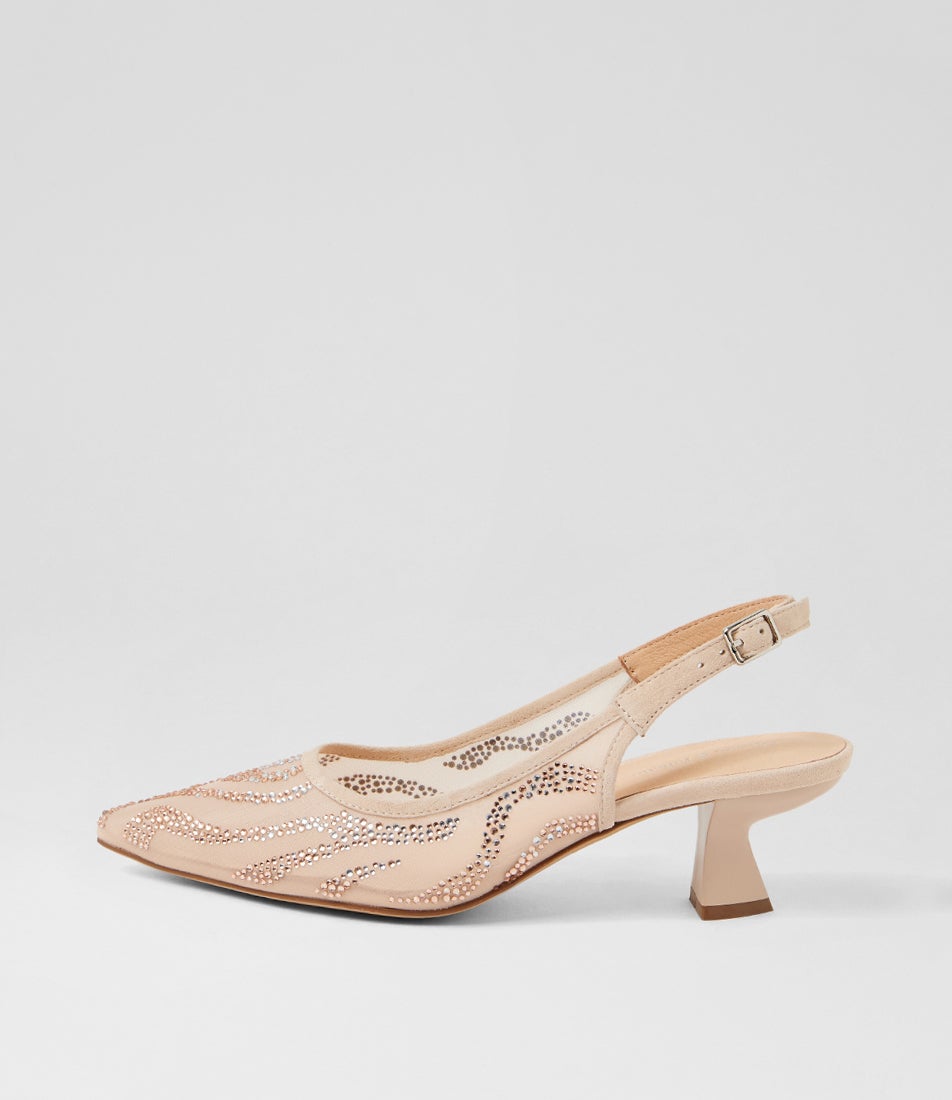 Lenship Nude Mix Heels