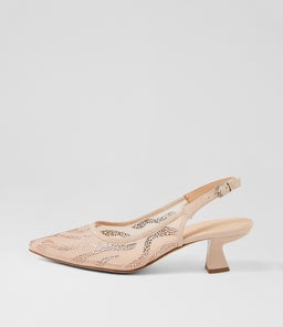 Lenship Nude Mix Heels Lenship Nude Mix Heels