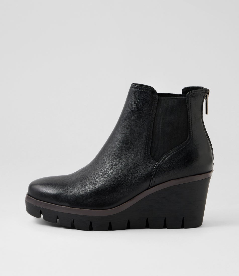 Nanriko Black Leather Chelsea Boots Nanriko Black Leather Chelsea Boots