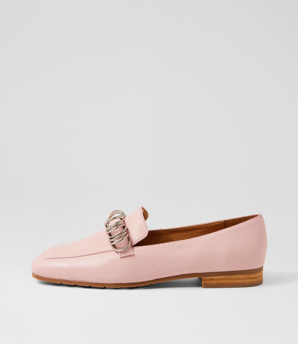 Pillas Pink Leather Loafers Pillas Pink Leather Loafers
