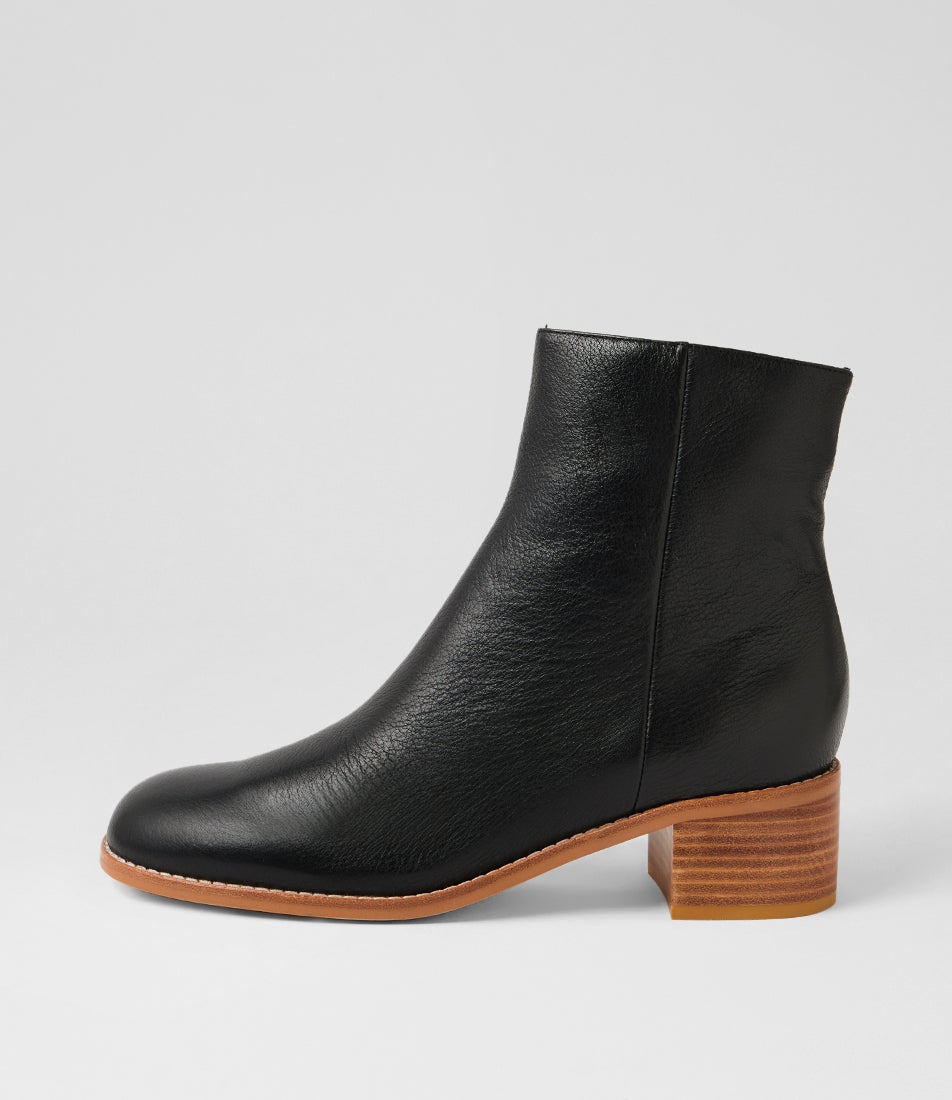 Reetas Dj Black Natural Heel Leather