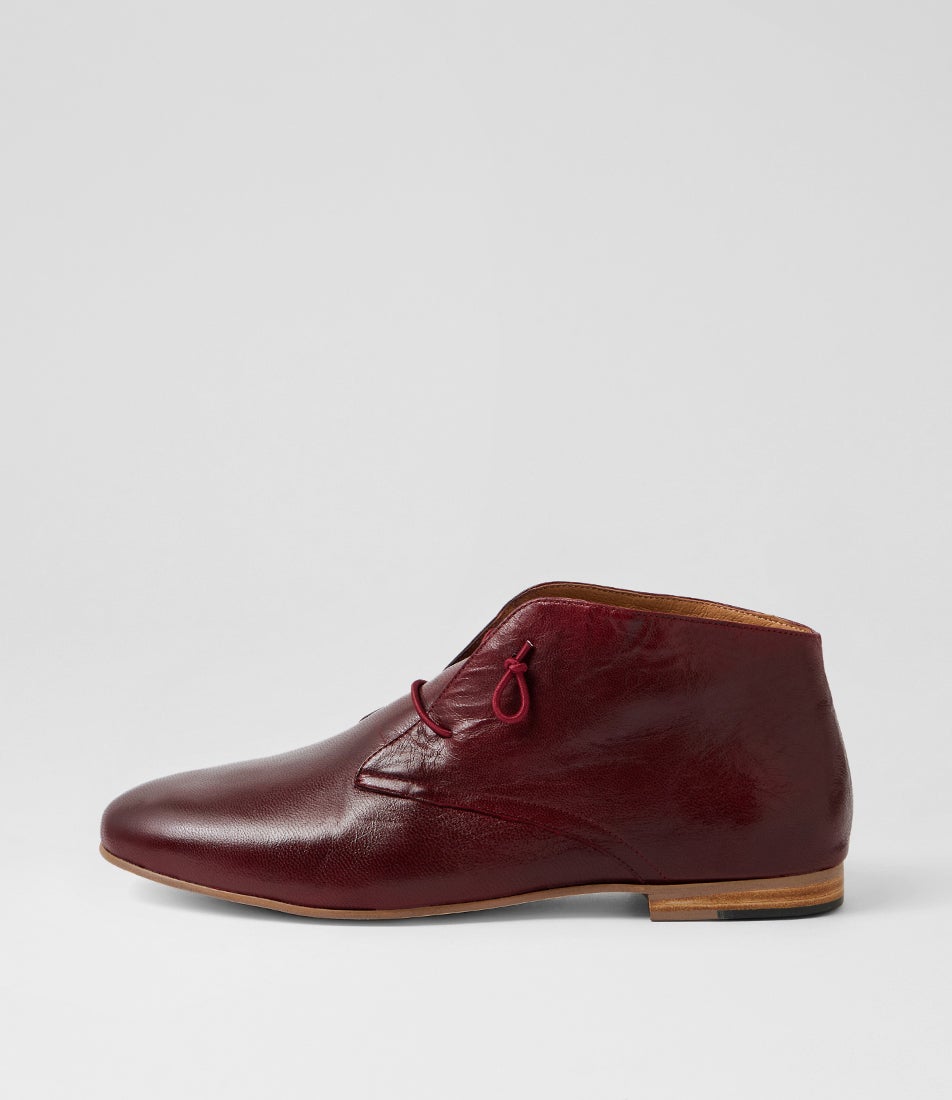 Ujala Pinot Polish Leather Ankle Boots