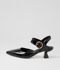 LIDES DJ BLACK PATENT LEATHER