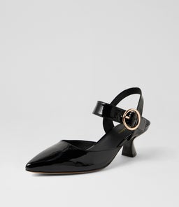 LIDES DJ BLACK PATENT LEATHER