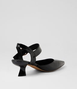 LIDES DJ BLACK PATENT LEATHER