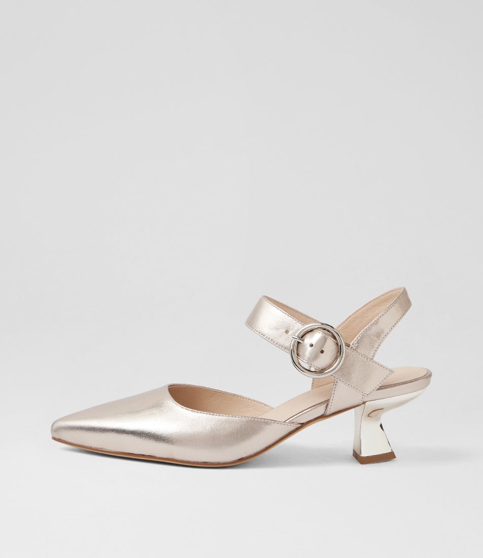 Lides Platino Leather Heels