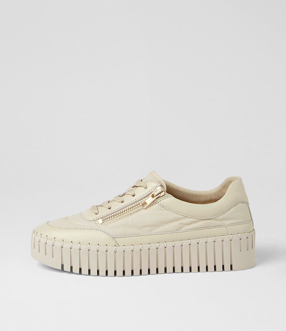 Bep Vanilla Leather Fabric Sneakers Bep Vanilla Leather Fabric Sneakers
