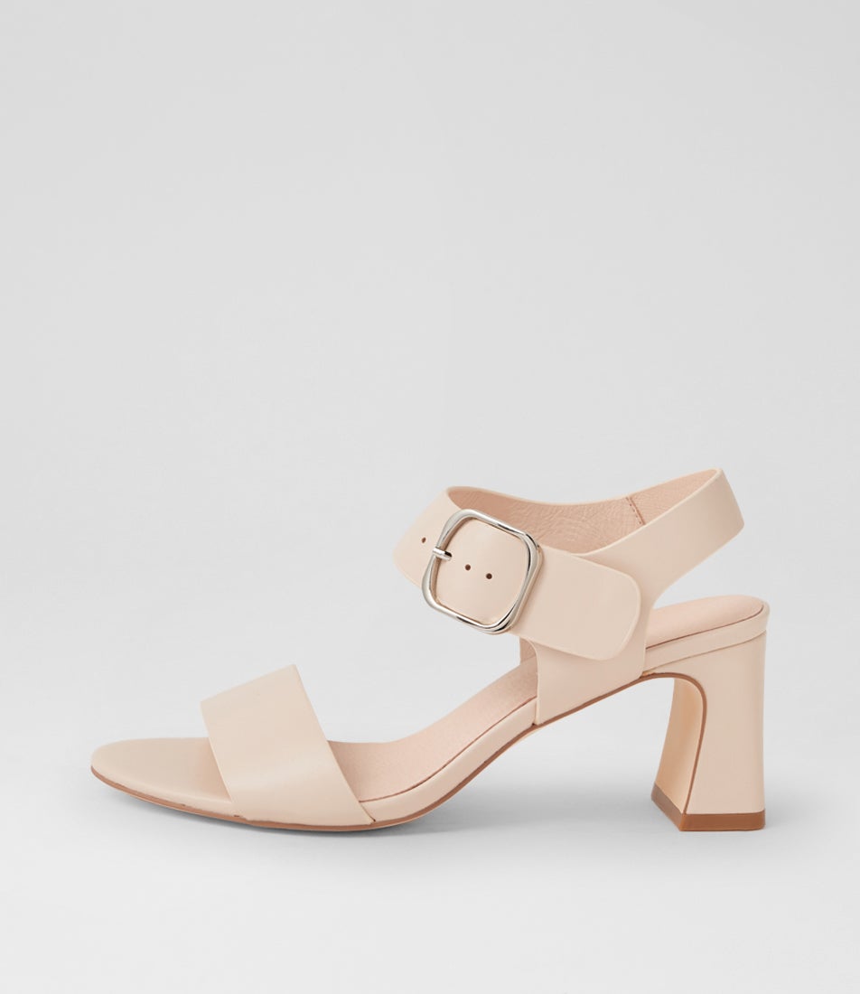 Bronwyn Nude Leather Sandals Bronwyn Nude Leather Sandals