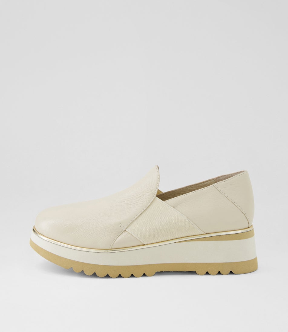 Chiyo Milk Camel Leather Loafers Chiyo Milk Camel Leather Loafers