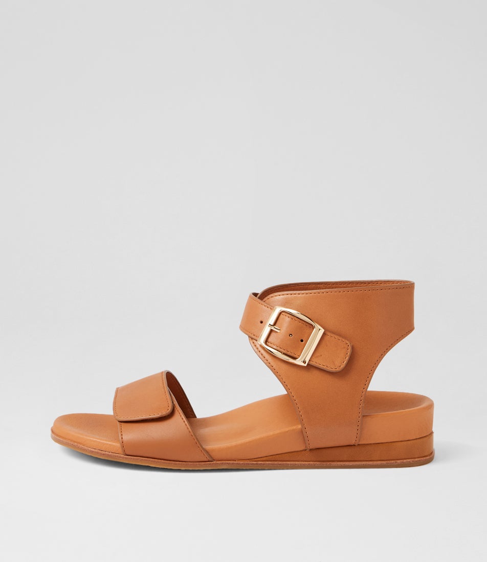 Fritze Tan Leather Sandals