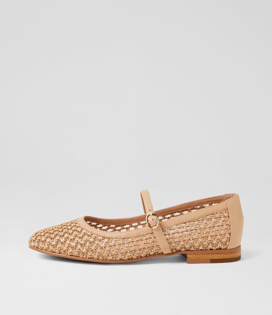 Izna Natural Leather Mary Janes Izna Natural Leather Mary Janes