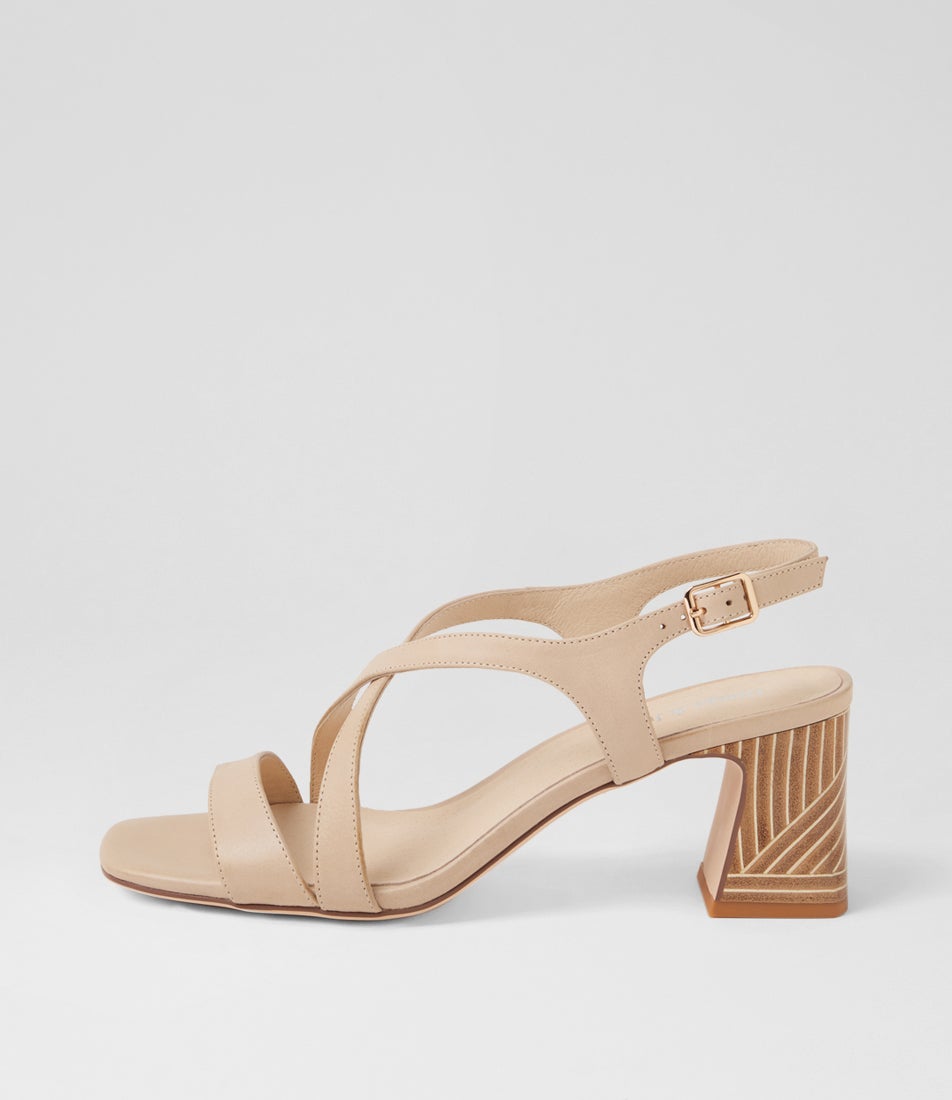 Kiely Almond Leather Sandals Kiely Almond Leather Sandals