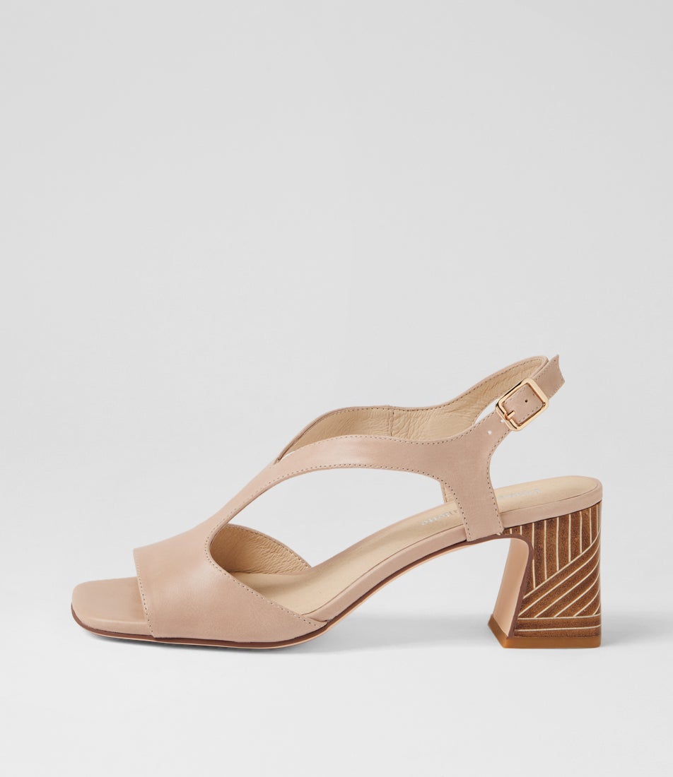 Kindle Almond Leather Sandals Kindle Almond Leather Sandals