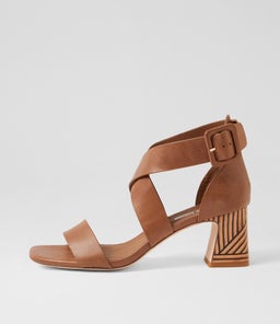 Korrin Tan Leather Sandals Korrin Tan Leather Sandals