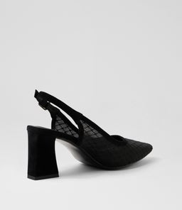 KIPPS DJ BLACK SUEDE MESH
