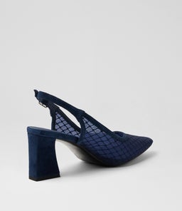 KIPPS DJ NAVY SUEDE MESH