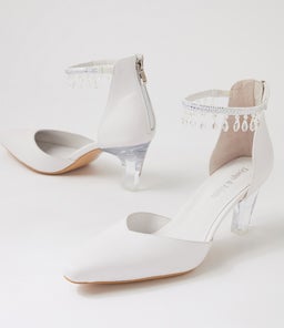 KANGIO DJ WHITE LEATHER JEWELS