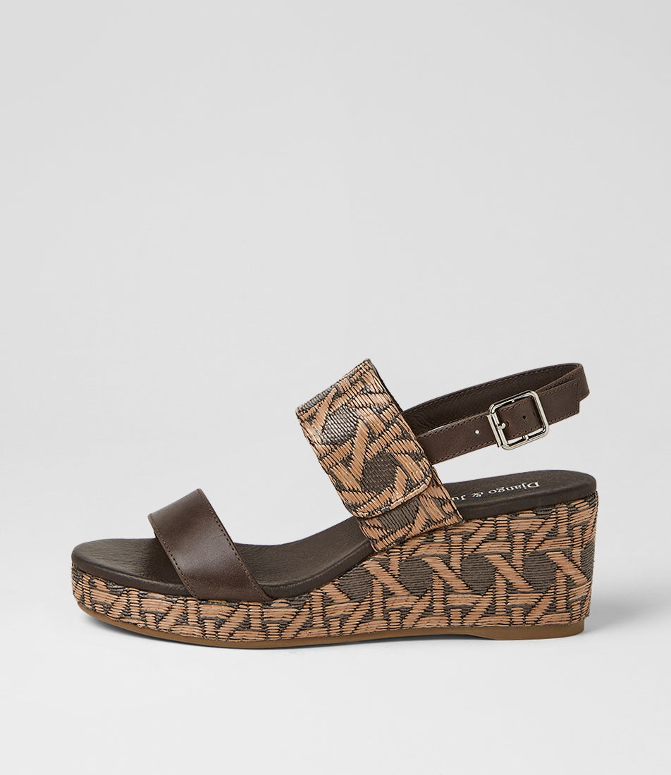 Majera Choc Leather Sandals