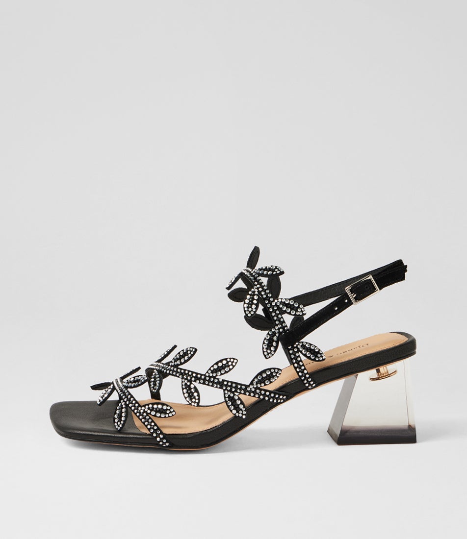 Miran Black Silver Multi Sandals Miran Black Silver Multi Sandals