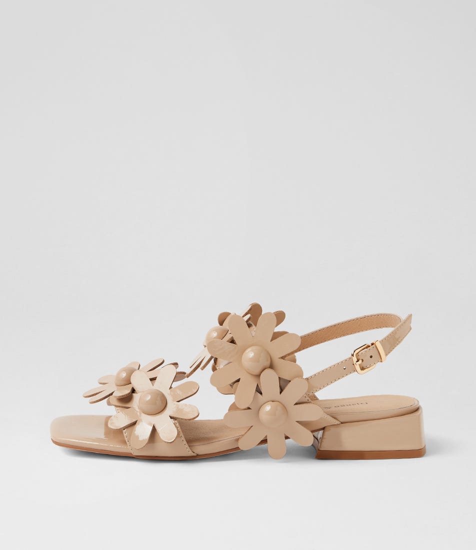 Pellas Cafe Patent Leather Sandals