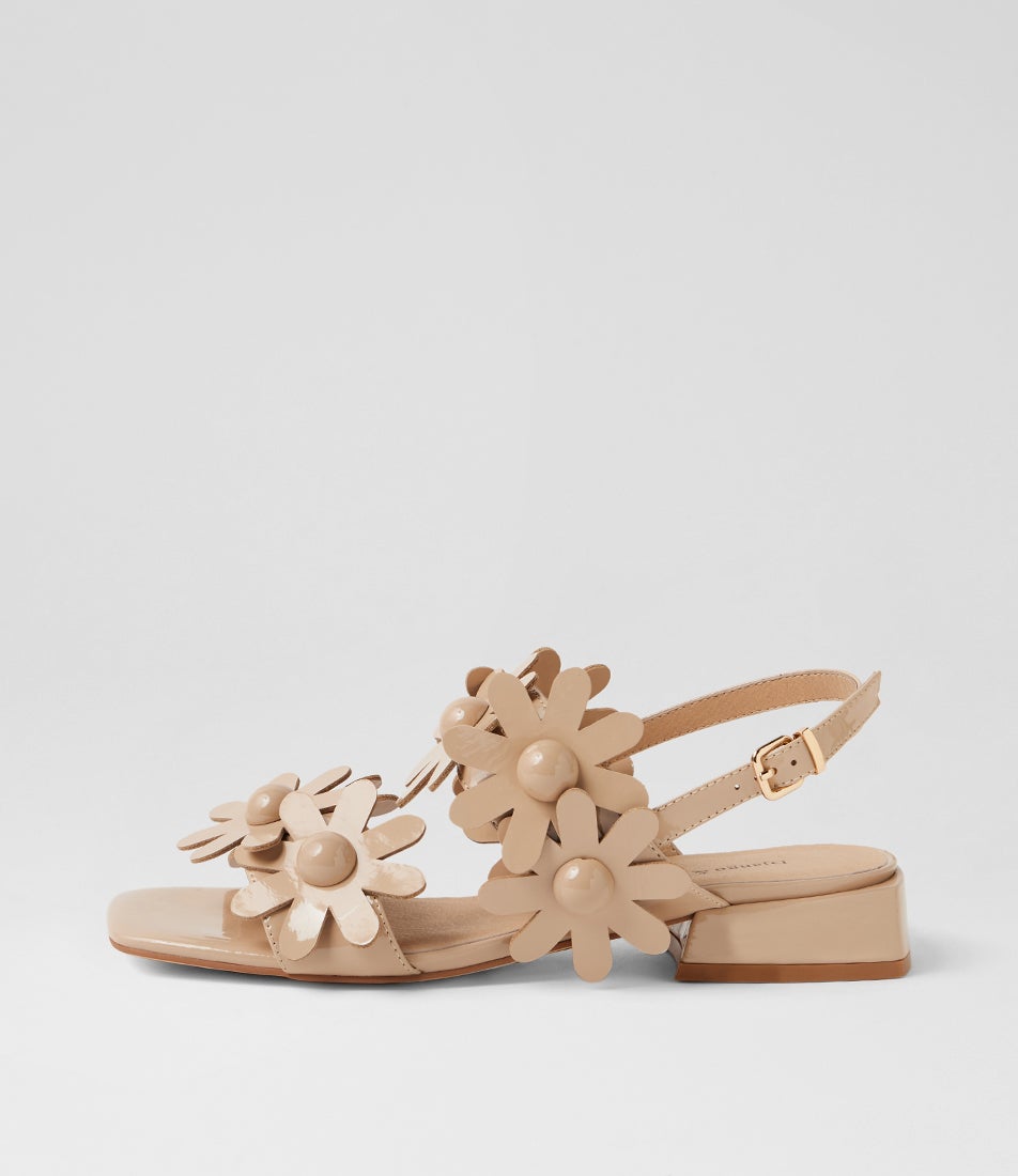 Pellas Cafe Patent Leather Sandals