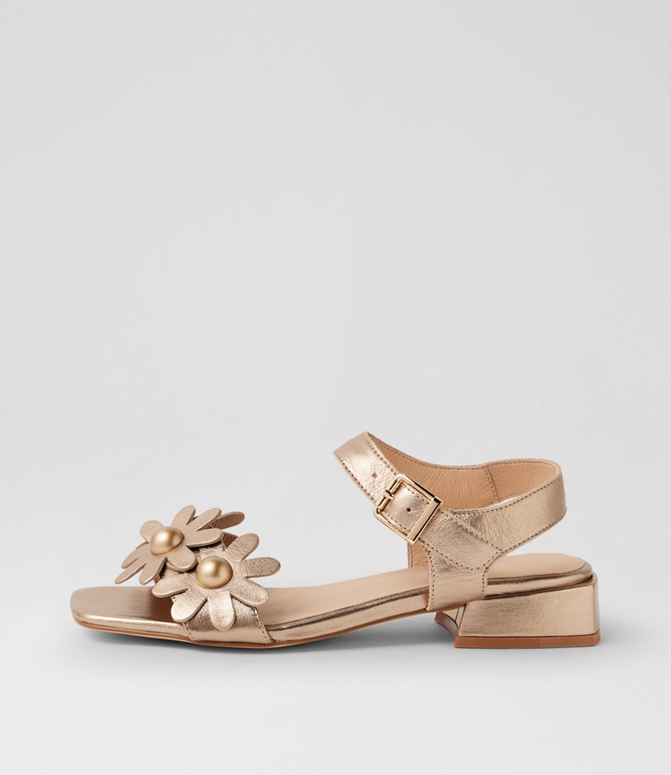 Penee Champagne Leather Sandals Penee Champagne Leather Sandals