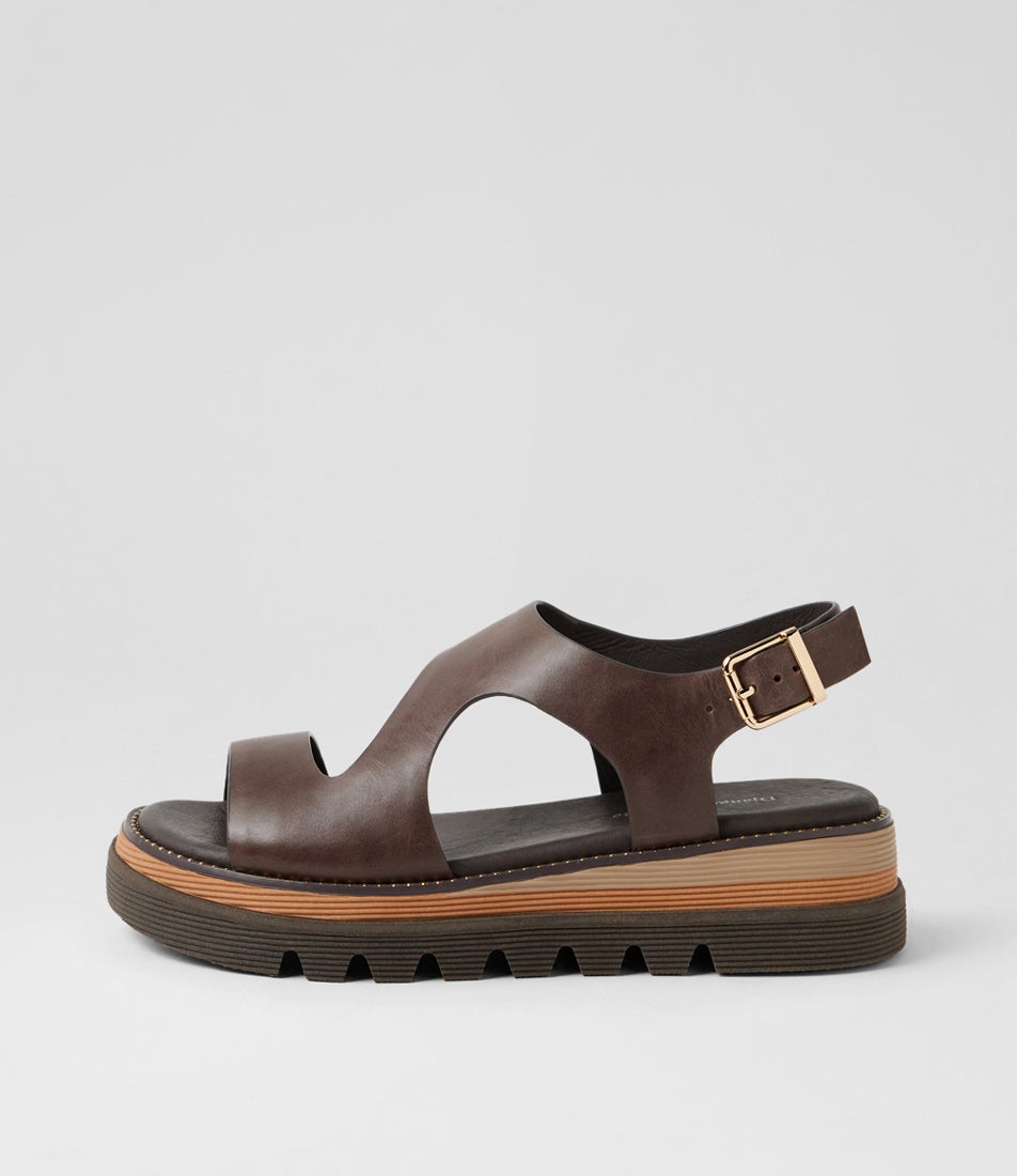 Satsuki Choc Leather Sandals Satsuki Choc Leather Sandals