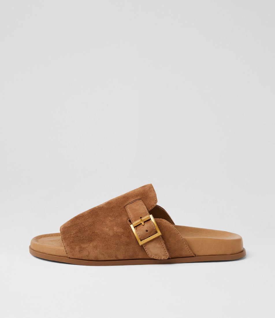 Tryna Nutmeg Suede Sandals
