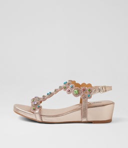 Washta Platino Multi Leather Jewels Sandals Washta Platino Multi Leather Jewels Sandals