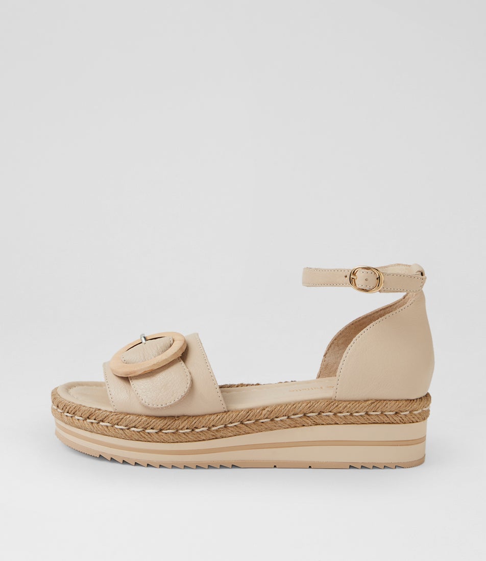 Anwen Vanilla Leather Sandals