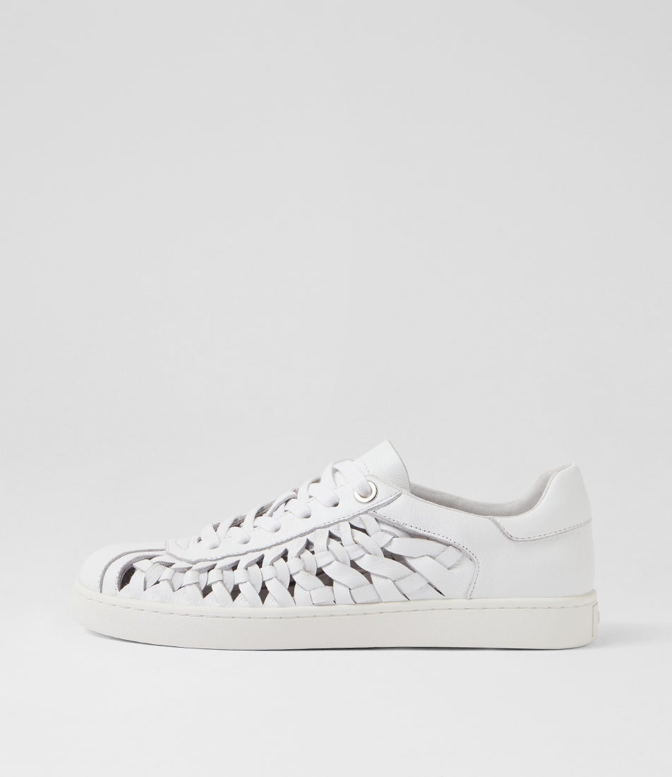 Hyea White Leather Sneakers Hyea White Leather Sneakers