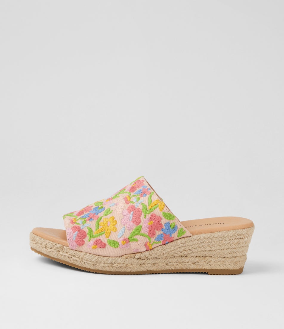 Sharkie Pink Gelato Fabric Sandals
