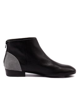 AMBLE BLACK GREY LEATHER
