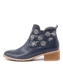 PIAZZA NAVY DENIM LEATHER