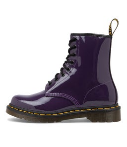 1460 8 EYE BOOT BLACKCURRANT PATENT LEATHER
