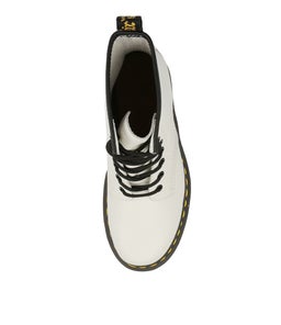 1460 8 EYE BOOT WHITE LEATHER