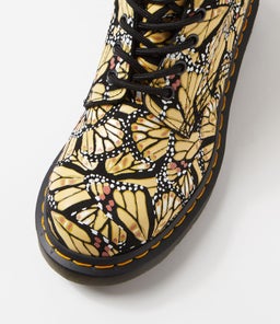 1460 8 EYE BOOT BUTTERFLY YELLOW SUEDE