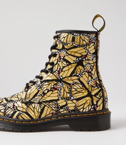 1460 8 EYE BOOT BUTTERFLY YELLOW SUEDE