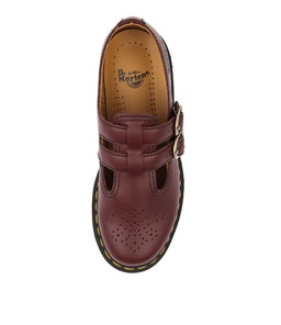 8065 MARY JANE CHERRY RED LEATHER